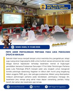 Pelaksanaan First Aider Pertolongan Pertama pada Luka Psikologis (P3LP) di Sekolah