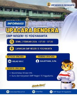 Informasi upacara Hari Senin, 2 Februari 2026🌟