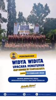 Hari terakhir kemah besar Widya Widita di kawasan komplek Candi Prambanan. Selalu seru dan gelak tawa terdengar menghiasi serangkain kegiatan outbond dan upacara penutupan kegiatan perkemahan dengan pengumuman pemenang dari setiap sesi kegiatan, lalu piala bergilir tahun ini di raih oleh kelas 7G. Terimakasih kepada semua pihak yang terlibat baik panitia, peserta,dan semua wali murid yang turut serta. Semoga nilai-nilai dari serangkaian kegiatan perkemahan ini terserap dengan baik oleh para peserta dan menjadi bekal kedepan. Sampai jumpa pada perkemahan besar Widya Widita tahun depan ✨