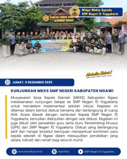Kunjungan belajar MKKS SMP Kabupaten Ngawi📝