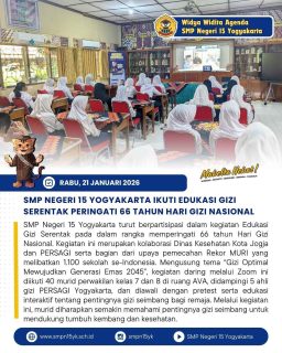 Edukasi Gizi Memperingati 66 tahun Hari Gizi Nasional