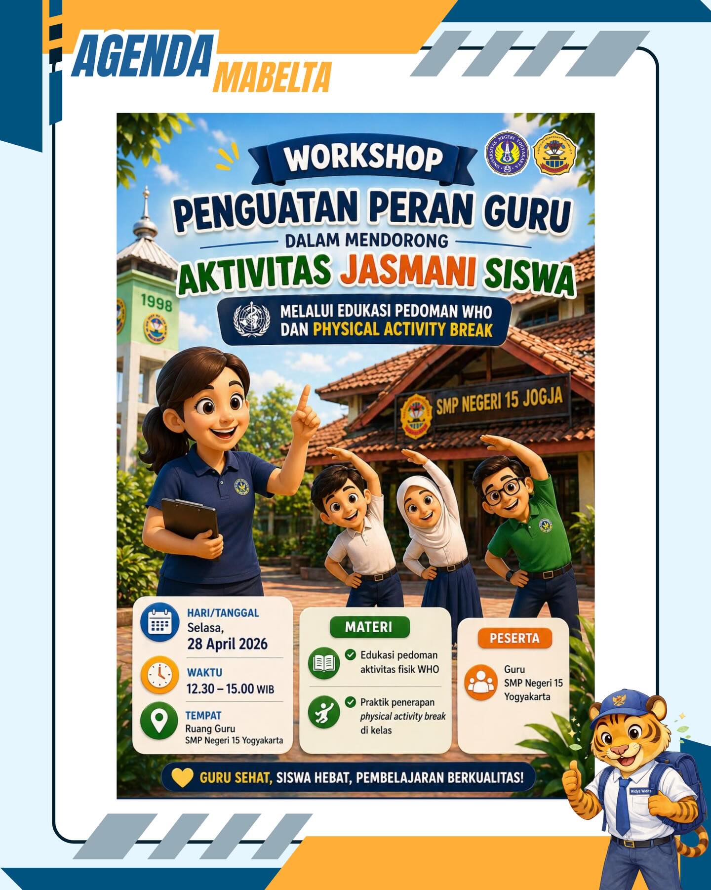 Workshop Penguatan Peran Guru SMP Negeri 15 Yogyakarta