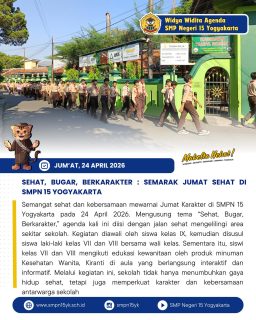 Semarak Jumat Sehat di SMP Negeri 15 Yigyakarta