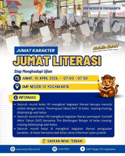 Kegiatan Jumat Karakter (Jumat Literasi) pada Jumat, 10 April 2026
