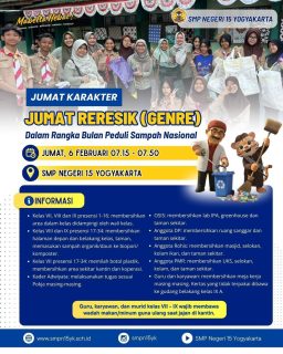 Jumat Reresik dalam Rangka Bulan Peduli Sampah Nasional ✨