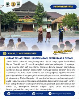 Jumat Sehat: Peduli Lingkungan, Peduli Masa Depan