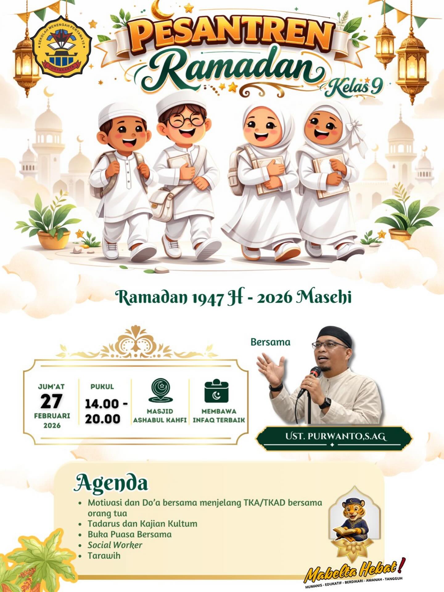 Pesantren Ramadan 1447 H - 2026 Masehi Kelas IX ✨