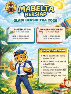 Semangat Gladi Bersih TKA 2026 bagi murid kelas IX ✨