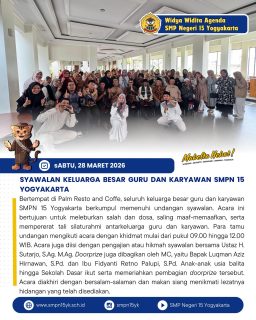 Syawalan Guru & Karyawan SMP Negeri 15 Yogyakarta