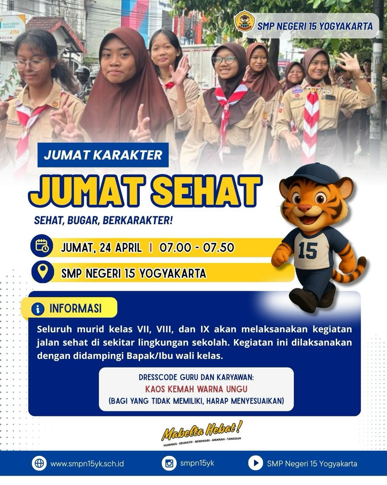 Jumat Karakter - Jumat Sehat 💪🏻