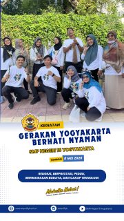 Pada hari ini, beberapa guru dan karyawan kembali melaksanakan Gerakan Yogyakarta Berhati Nyaman ✨